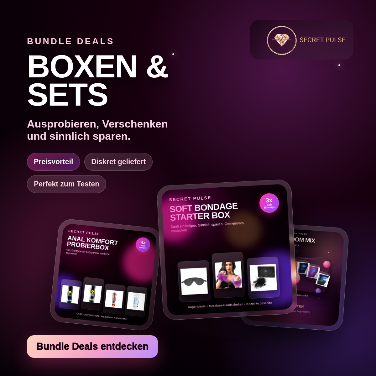 Secret Pulse Boxen & Sets – Bundle Deals mit Preisvorteil