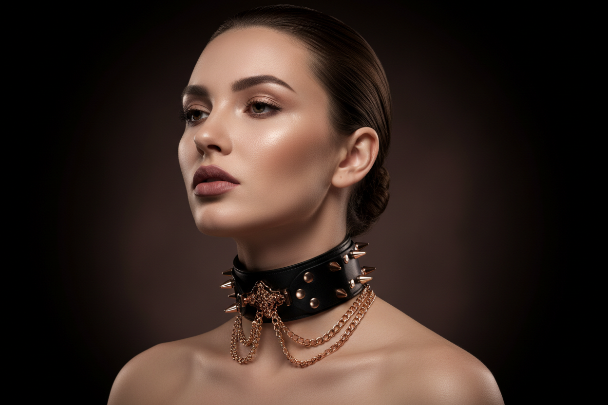 BDSM Halsband als stilvolles Accessoire für Bondage und Rollenspiele