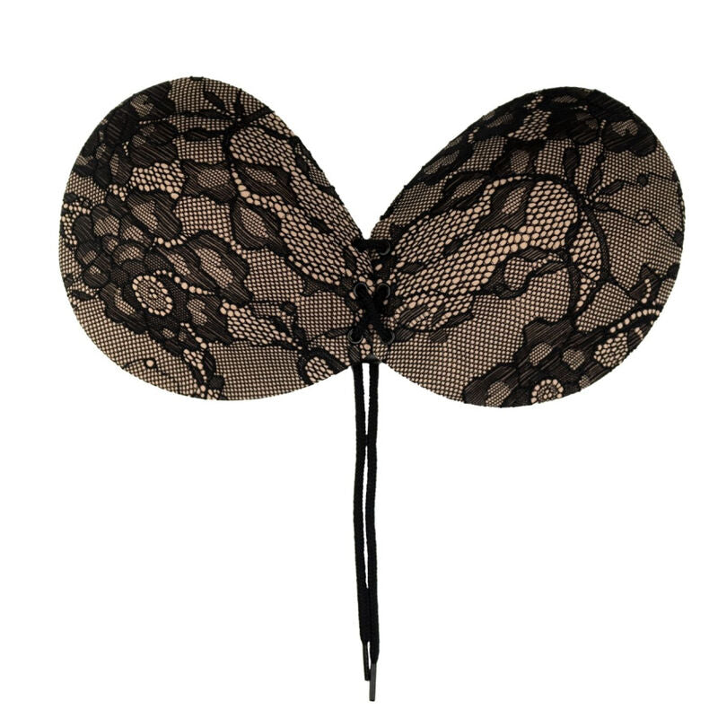 BYE-BRA - BH KLEBE VERSCHLITZTER & BESTICKTER CUP B für sinnliche Momente