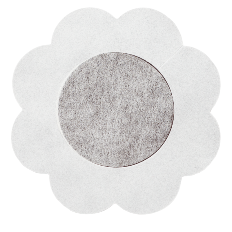 Bye-Bra Blumen Nippelbecher Pack 3 – Unsichtbar, Wiederverwendbar XL