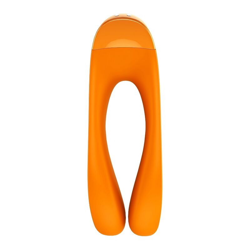 SATISFYER - CANDY CANE FINGERVIBRATOR ORANGE Produktansicht und Details