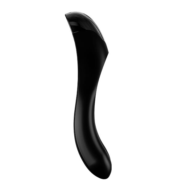 SATISFYER - CANDY CANE FINGERVIBRATOR SCHWARZ für sinnliche Momente allein oder zu zweit