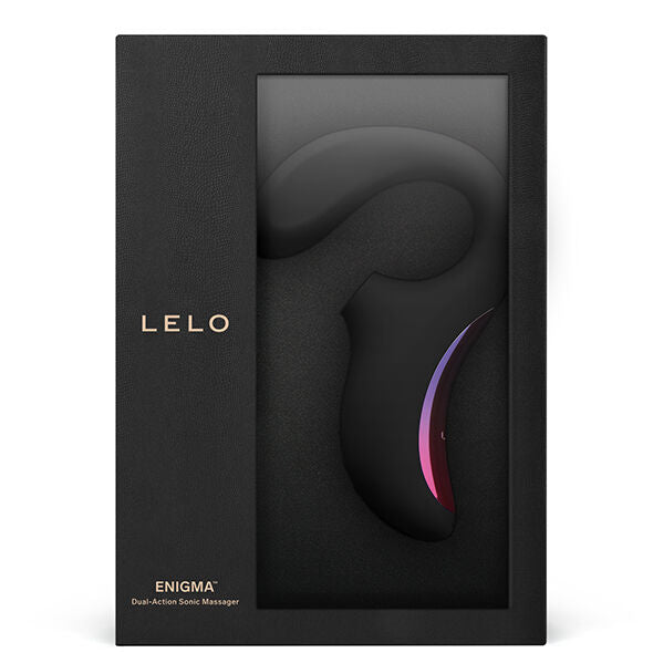 LELO - ENIGMA DOPPELSAUG-STIMULATIONSMASSAGER SCHWARZ – Massager Vibrator Bild 10