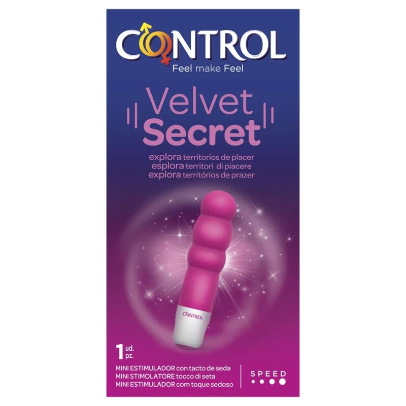 CONTROL - VELVET SECRET MINI-STIMULATOR hochwertiges Sextoy bei Secret Pulse