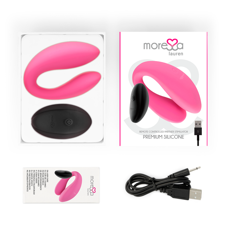 MORESSA - LAUREN STIMULATOR MIT FERNBEDIENUNG FÜR PAARE Produktansicht und Details