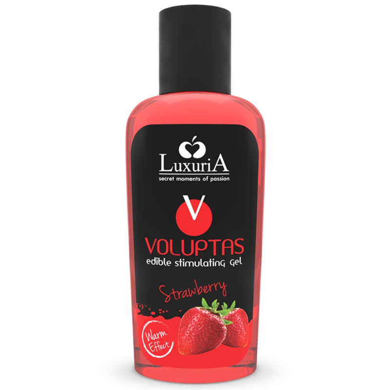 INTIMATELINE LUXURIA - VOLUPTAS ESSBARES MASSAGEGEL MIT WRMENDEM EFFEKT - ERDBEERE 100 ML Massagegel diskret online kaufen