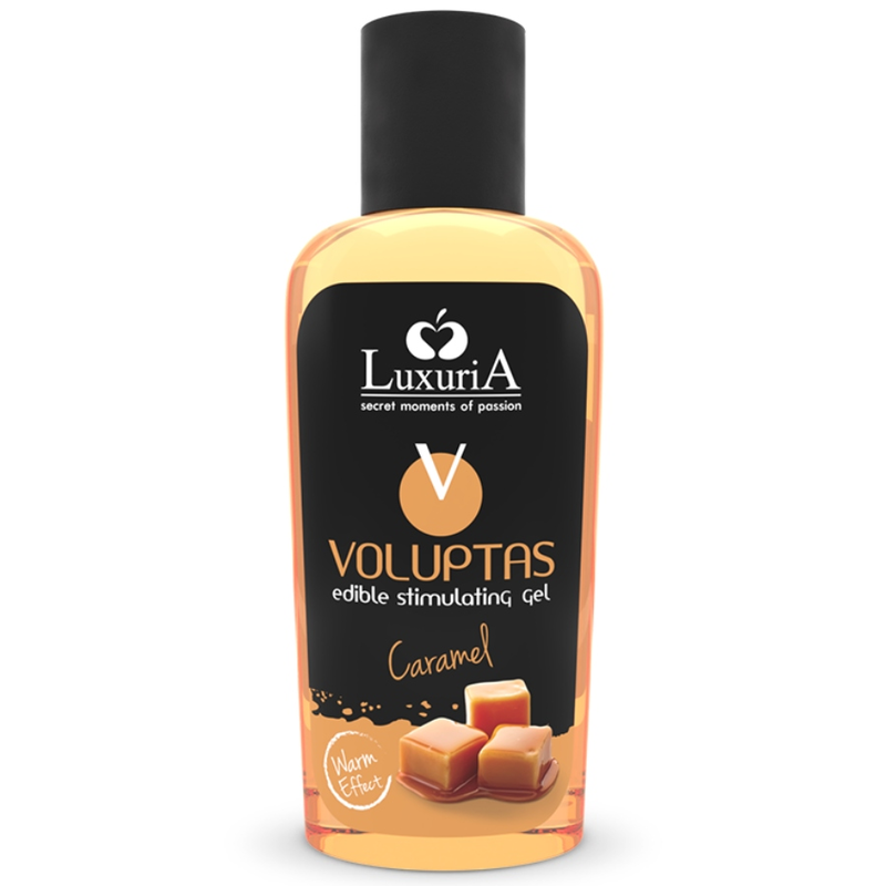 INTIMATELINE LUXURIA - VOLUPTAS ESSBARES MASSAGEGEL MIT WRMENDEM EFFEKT - KARAMELL 100 ML Massagegel diskret online kaufen