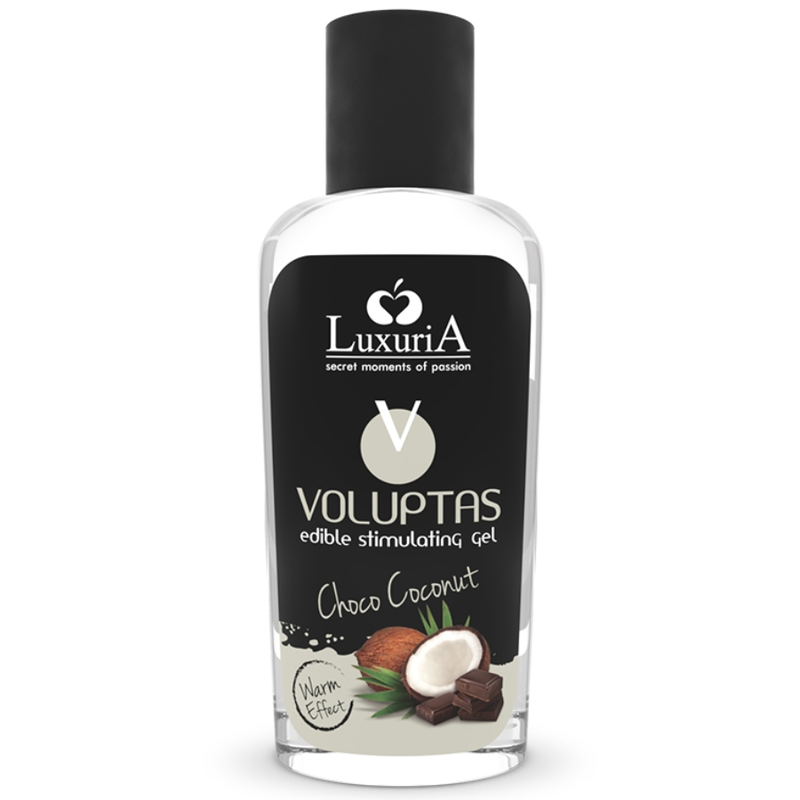 INTIMATELINE LUXURIA - VOLUPTAS ESSBARES MASSAGEGEL MIT WRMENDEM EFFEKT - KOKOSNUSS UND CREME 100 ML Massagegel diskret online kaufen