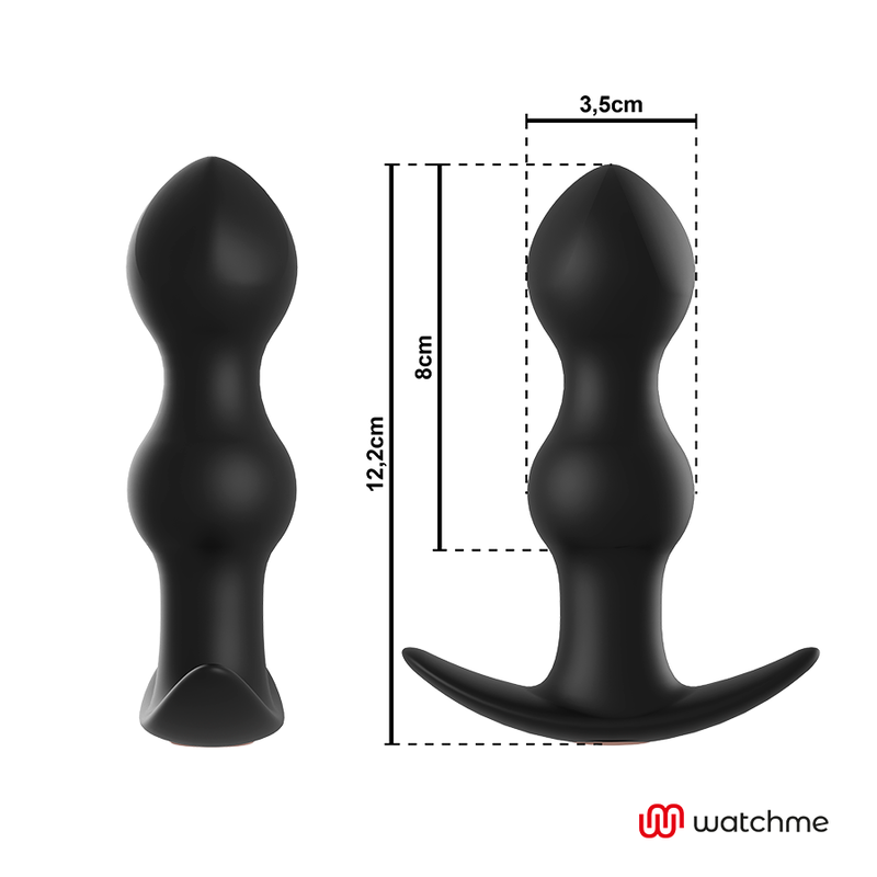 ANBIGUO - WATCHME FERNBEDIENUNGSSTECKER ANALVIBRATOR TIBERIO – Anal-Toy Bild 4