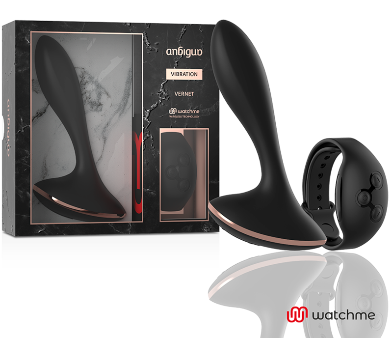 ANBIGUO WATCHME Anal Vibrator – Fernbedienung, 7 Modi, Silikon, Wasserdicht – Anal-Toy Bild 1