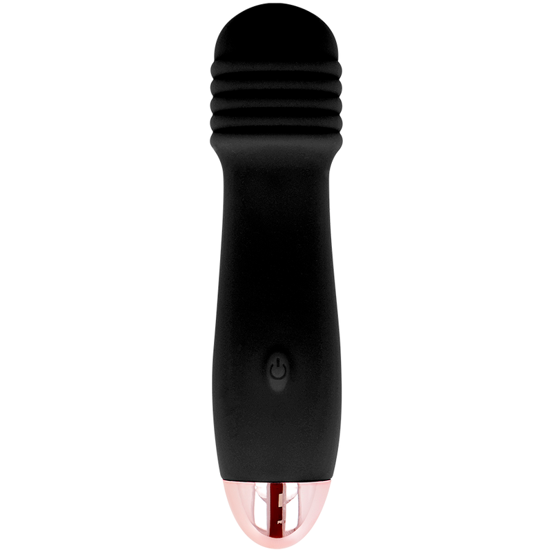 DOLCE VITA - AUFLADBARER VIBRATOR DREI SCHWARZ 7 GESCHWINDIGKEIT für intensive Stimulation und Self-Love