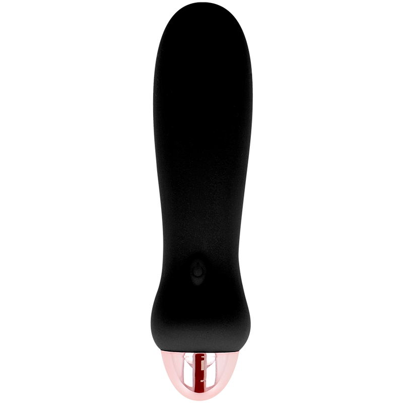 DOLCE VITA - AUFLADBARER VIBRATOR FÜNF SCHWARZ 7 GESCHWINDIGKEITEN für intensive Stimulation und Self-Love