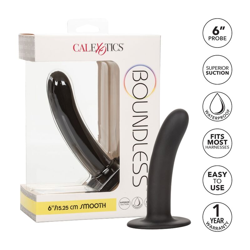 CalExotics Boundless Dildo 15,25 cm – Gurtkompatibel, Premium-Silikon Produktansicht und Details