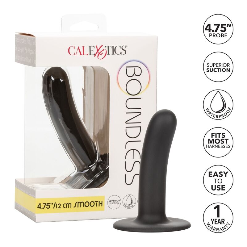 CalExotics Boundless Dildo 12 cm – Gurtkompatibel, Premium-Silikon Produktansicht und Details