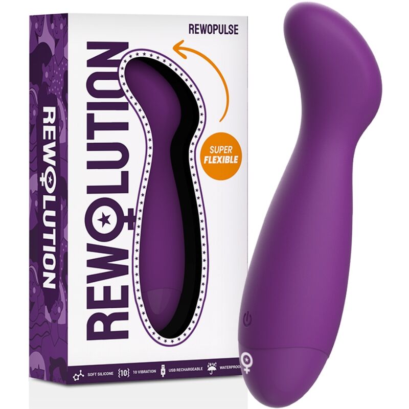 REWOLUTION RewoPulse G-Punkt-Vibrator – Flexibel, 10 Vibrationsmodi, IPX6, Silikon G-Punkt-Vibrator diskret online kaufen
