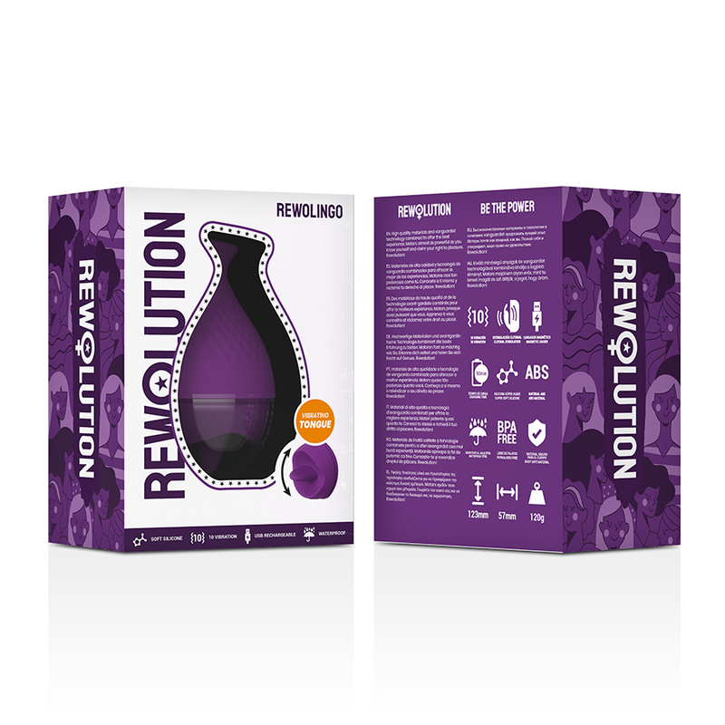 REWOLUTION - REWOLINGO VIBRATOR MIT ZUNGE für intensive Stimulation und Self-Love