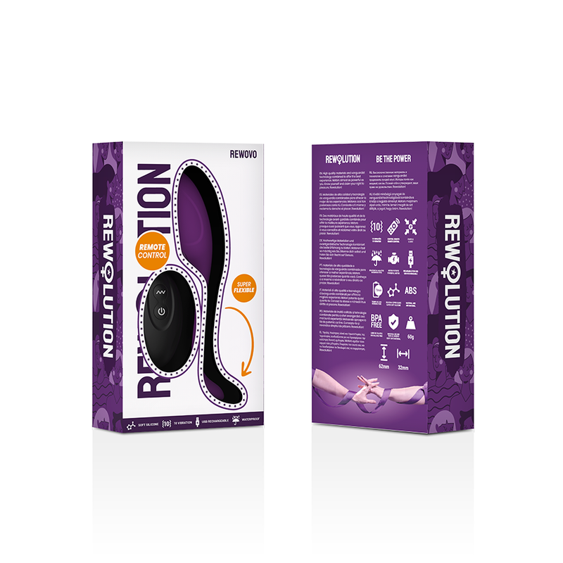 REWOLUTION - REWOVO EIERVIBRATOR FERNBEDIENUNG Produktansicht und Details