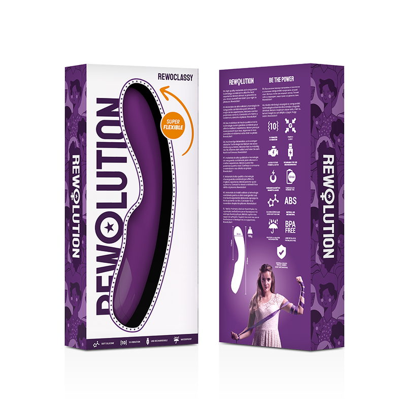 REWOLUTION - REWOCLASSY FLEXIBLER VIBRATOR für intensive Stimulation und Self-Love