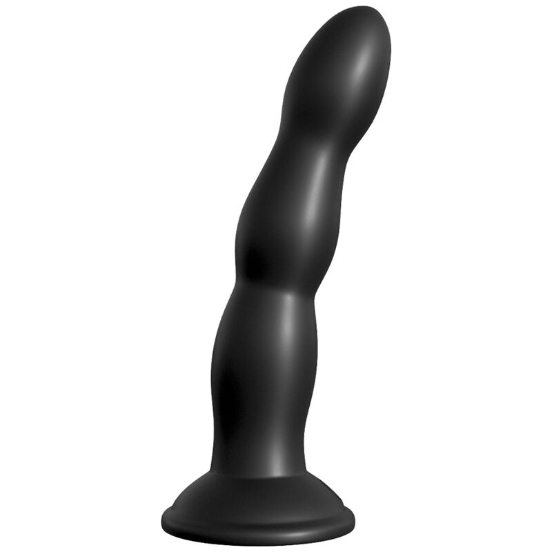 FETISH FANTASY SERIES - VIBRIERENDES STRAP-ON-SET LILA. Set Produktansicht