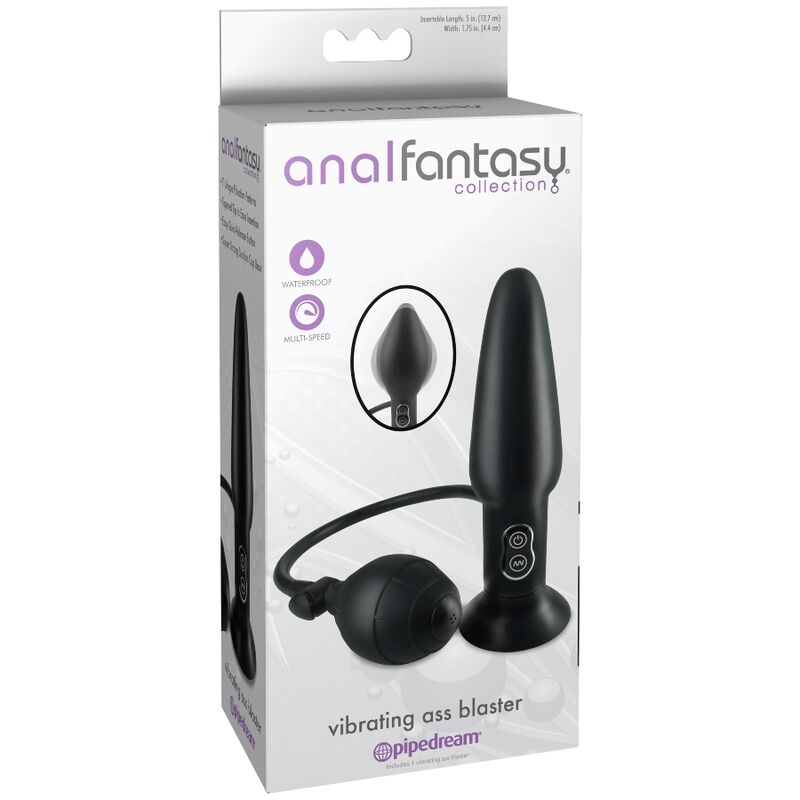 ANAL FANTASY - PLUG AUFBLASBARER VIBRATOR bei Secret Pulse im Erotikshop