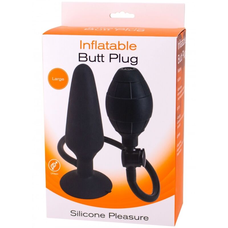 SEVEN CREATIONS - AUFBLASBARER ANALPLUG GRÖSSE L Produktansicht und Details