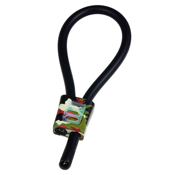 ElectraStim Prestige ElectraLoops – Verstellbare Cockringe, Camouflage, 6,5 mm Gummi bei Secret Pulse im Erotikshop