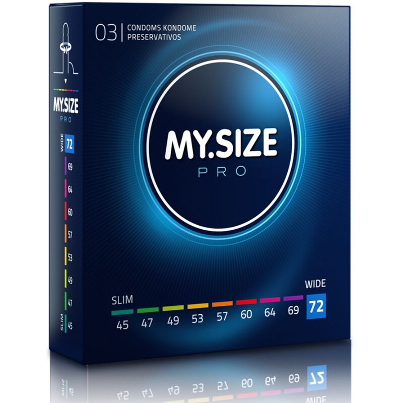 MY SIZE - PRO KONDOME 72 MM 3 EINHEITEN Kondome diskret online kaufen