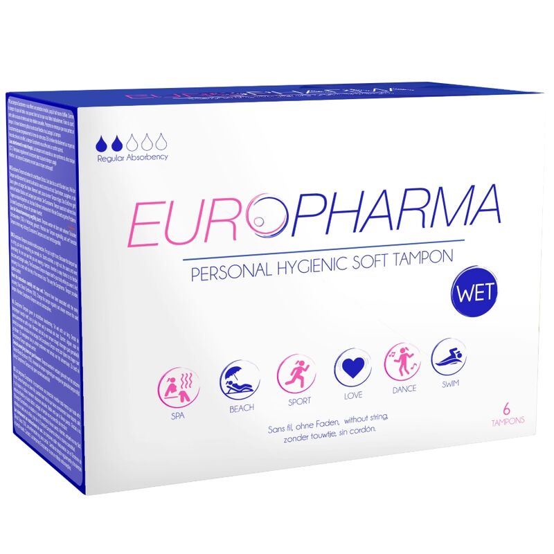 EUROPHARMA - TAMPONS ACTION 6 EINHEITEN – Intimhygiene Bild 1