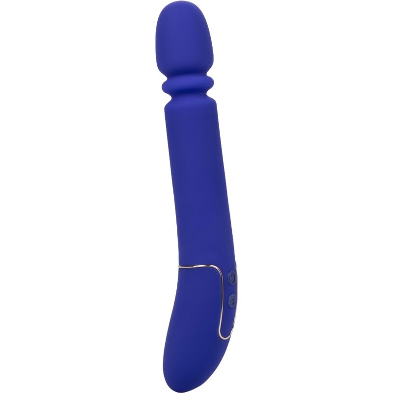 CALEXOTICS Shameless Slim Thumper – Kraftvolles Massagegerät, 4 Funktionen, Wasserdicht, Blau – Erotikspiel Bild 2