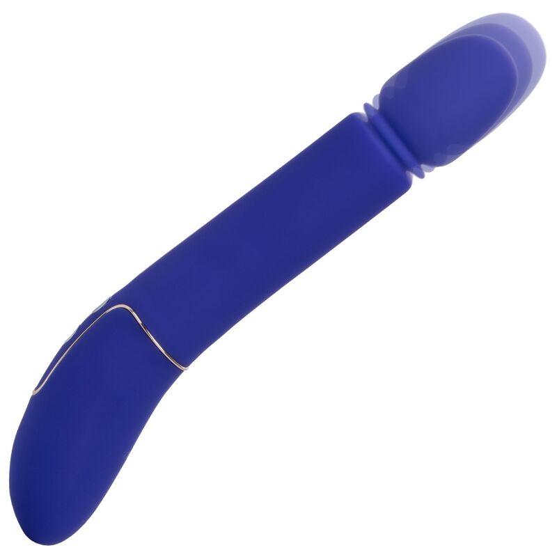 CALEXOTICS Shameless Slim Thumper – Kraftvolles Massagegerät, 4 Funktionen, Wasserdicht, Blau – Erotikspiel Bild 3