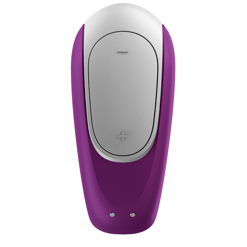 SATISFYER - DOUBLE FUN PARTNER VIBRATOR LILA – Klitorisstimulator Bild 11