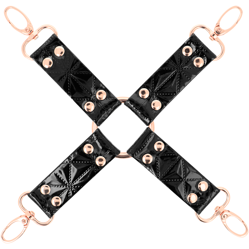 Begme Black Edition Hog-Krawatte – Veganes Leder für Bondage & BDSM Bondage-Fessel diskret online kaufen