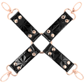 Begme Black Edition Hog-Krawatte – Veganes Leder für Bondage & BDSM Bondage-Fessel diskret online kaufen
