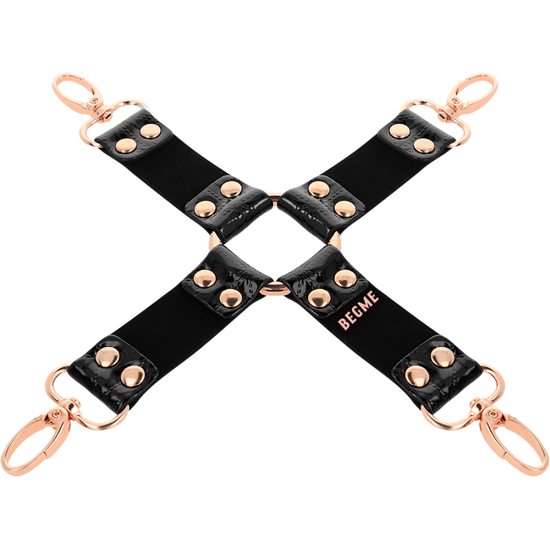 Begme Black Edition Hog-Krawatte – Veganes Leder für Bondage & BDSM für sinnliche und diskrete Momente