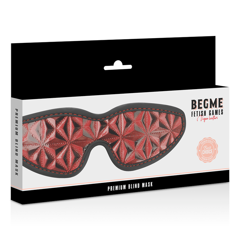 BEGME - RED EDITION PREMIUM BLINDMASKE MIT NEOPRENFUTTER Produktansicht und Details