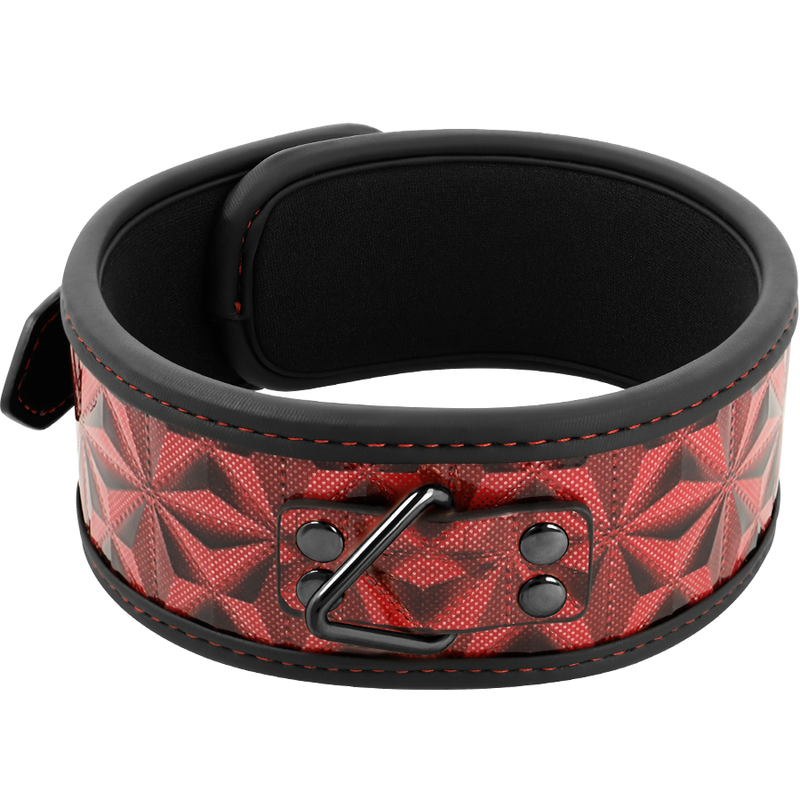 BEGME - RED EDITION PREMIUM VEGANES LEDERHALSBAND MIT NEOPRENFUTTER bei Secret Pulse im Erotikshop