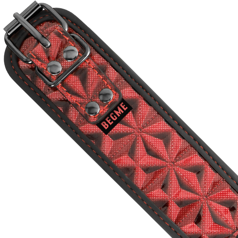 BEGME - RED EDITION HALSBAND MIT NIPPELKLEMMEN MIT NEOPRENFUTTER hochwertiges Zubehör