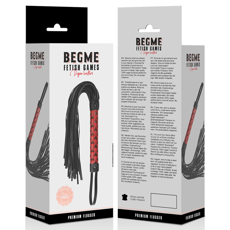 BEGME Red Edition Veganer Lederpeisel – Bondage & BDSM | Secret Pulse hochwertiges Zubehör
