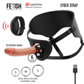FETISH SUBMISSIVE CYBER STRAP - HARNESS MIT FERNBEDIENUNG DILDO WATCHME L-TECHNOLOGIE – Dildo Bild 1