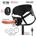 FETISH SUBMISSIVE CYBER STRAP - GURT MIT DILDO- UND BULLET-FERNBEDIENUNGS-UHRENTECHNOLOGIE – Dildo Bild 1