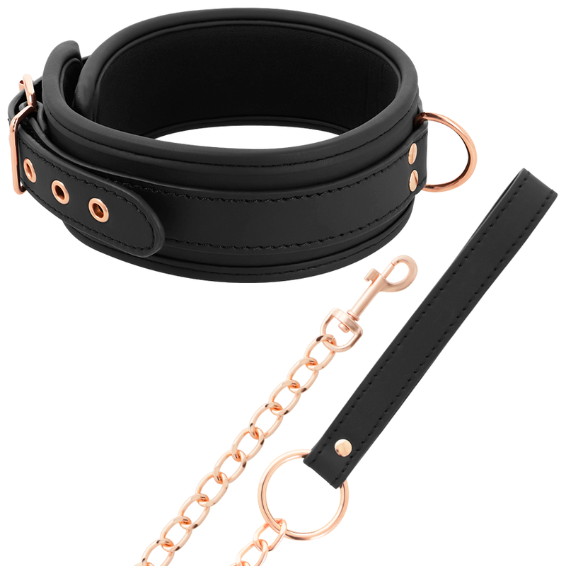 COQUETTE CHIC DESIRE Fantasy-Halskette – Veganes Leder, Neopren & Metall | Secret Pulse – Erotik-Schmuck Bild 4
