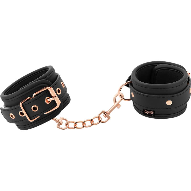 COQUETTE CHIC DESIRE - FANTASY-HANDSCHELLEN AUS VEGANEM LEDER MIT NOPRENE-FUTTER für sinnliche und diskrete Momente