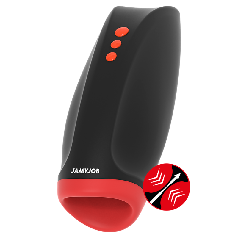 JAMYJOB - NOVAX MASTURBATOR MIT VIBRATION UND KOMPRESSION für sinnliche und diskrete Momente