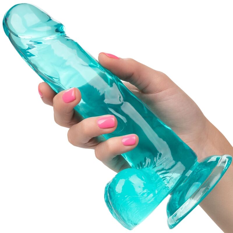 CalExotics – Größe Königin Dildo Blau, 15,3 cm Flexibel & Realistisch für sinnliche und diskrete Momente