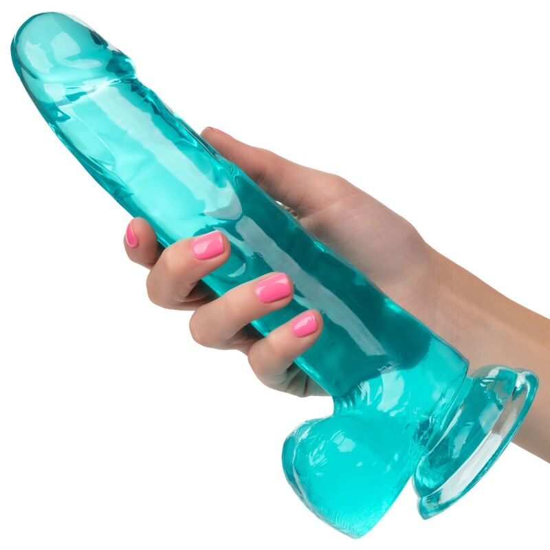 CalExotics – Größe Königin Dildo Blau, 20,3 cm Realistisch bei Secret Pulse im Erotikshop