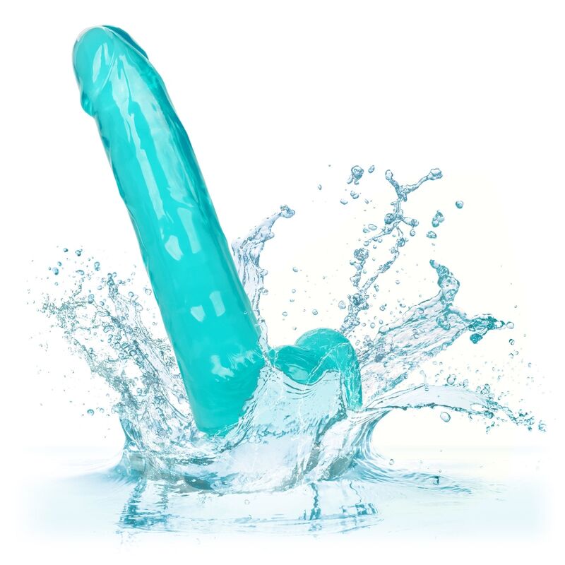 CalExotics – Größe Königin Dildo Blau, 20,3 cm Realistisch hochwertiges Intimtoy