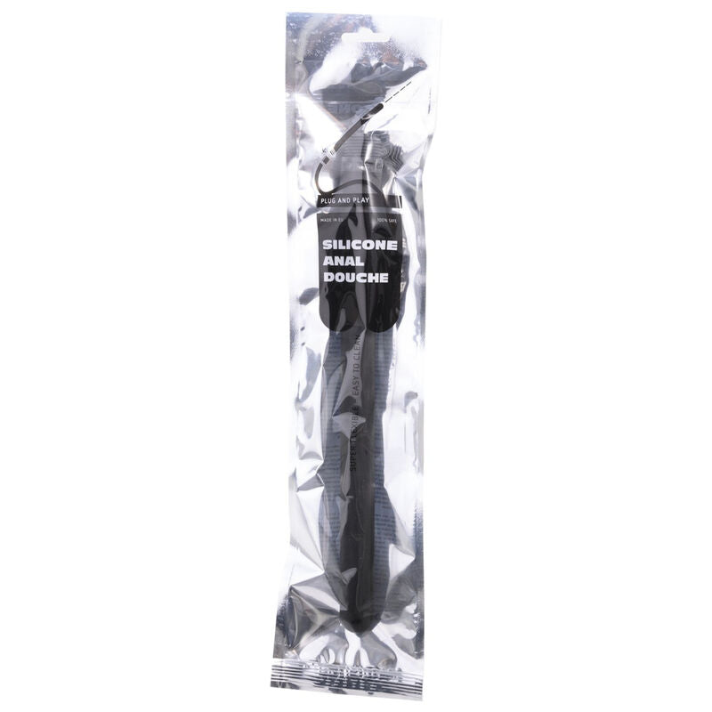 ALL BLACK - RIDGED DUSCHANAL SILIKON 27 CM Produktansicht und Details