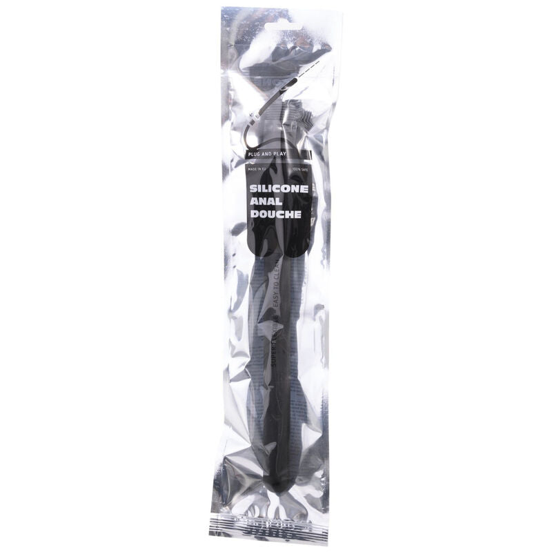 ALL BLACK - PERLENDUSCHE ANAL SILIKON 27 CM Produktansicht und Details