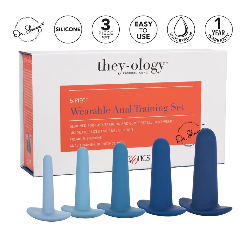 CALEXOTICS - TRAGBARES ANAL-TRAININGSSET 5 TEILIG Produktansicht und Details