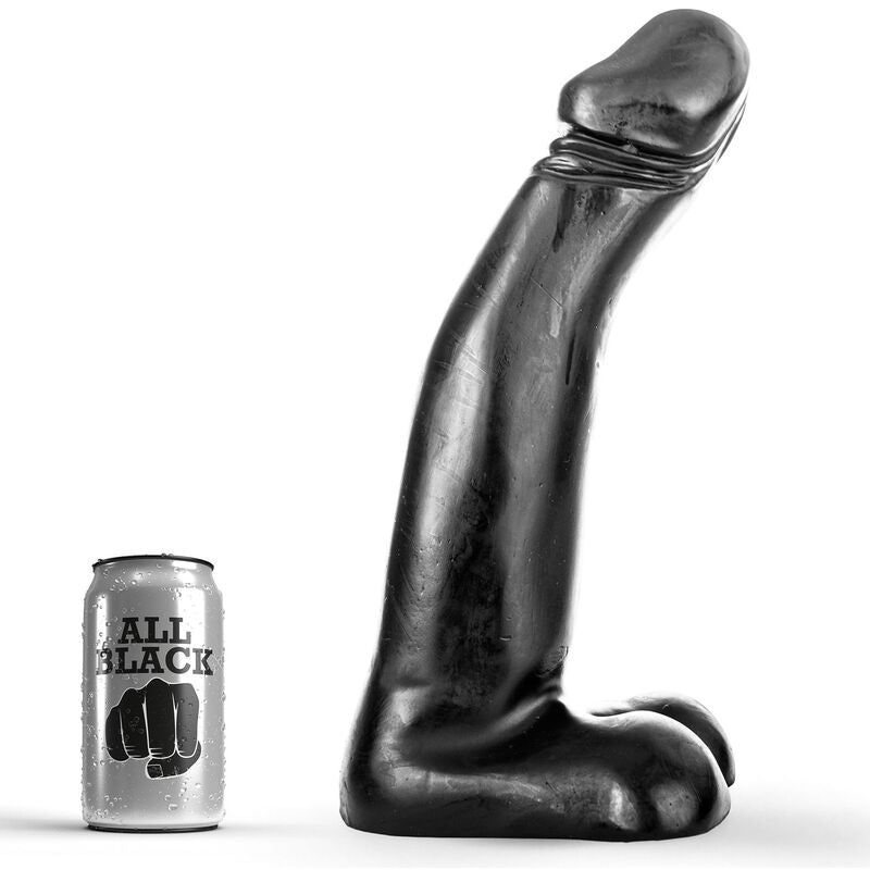 ALL BLACK - REALISTISCHER SCHWARZER FISTINGDILDO 29 CM realistischer Dildo diskret online kaufen